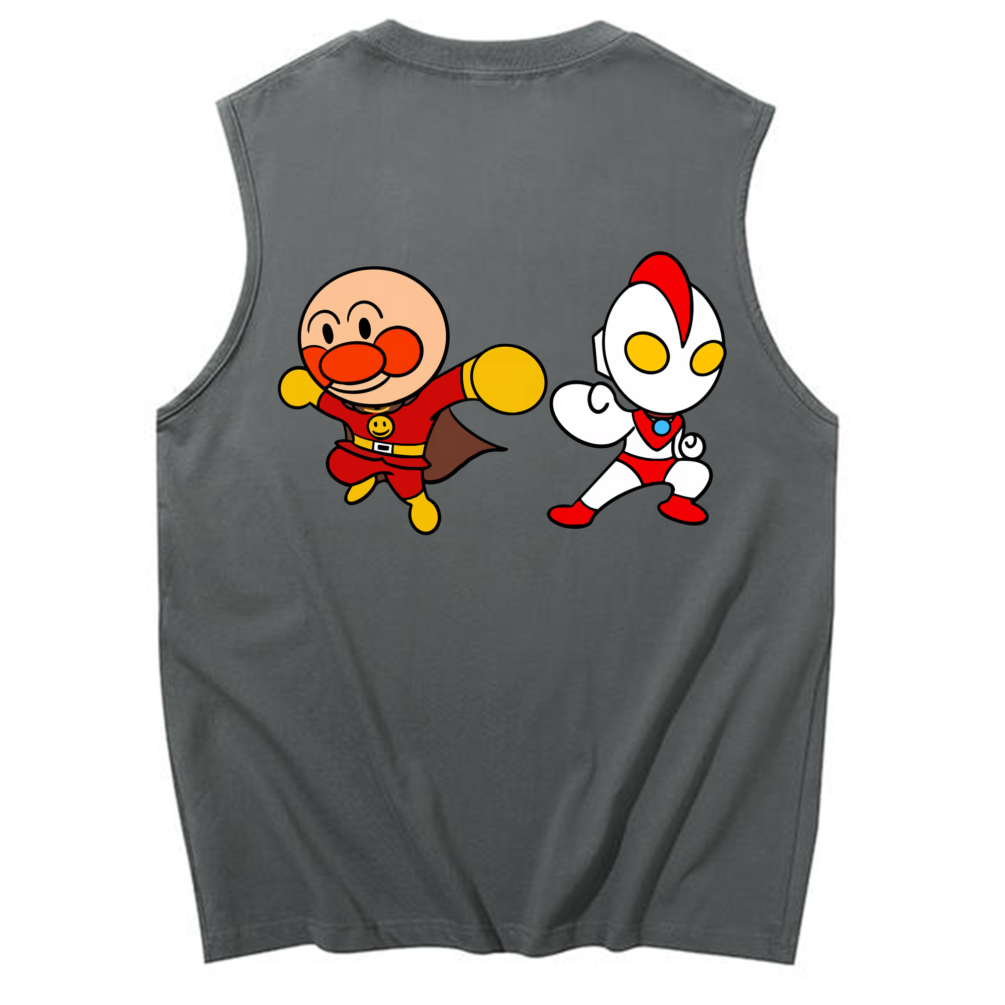 （画像用） アンパンマン Anpanman コットン100％タンクトップ（背面プリント）